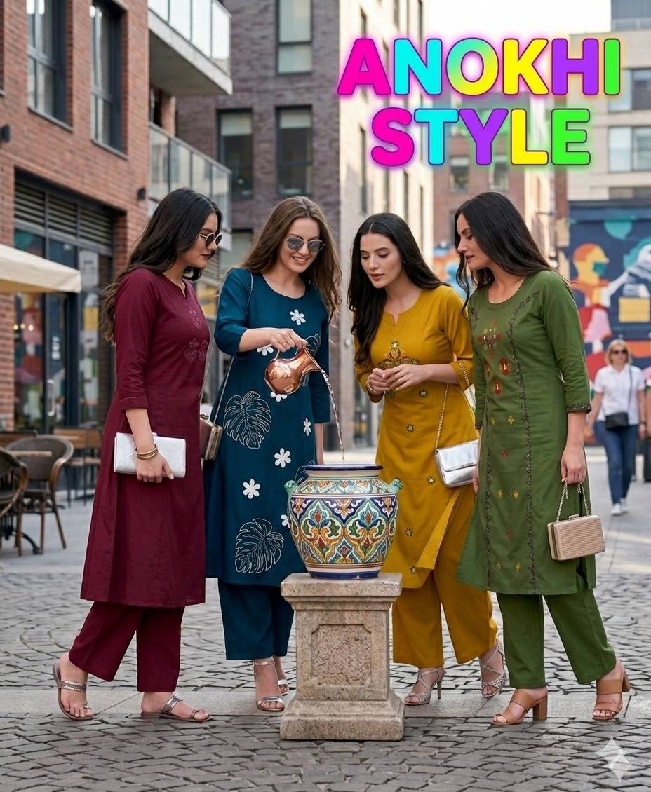 ANOKHI  STYLE By Kaamiri 01 To 04 Series Beautiful Festive Suits Colourful Stylish Pure Gajji Cotton kurtis At Wholesale Price